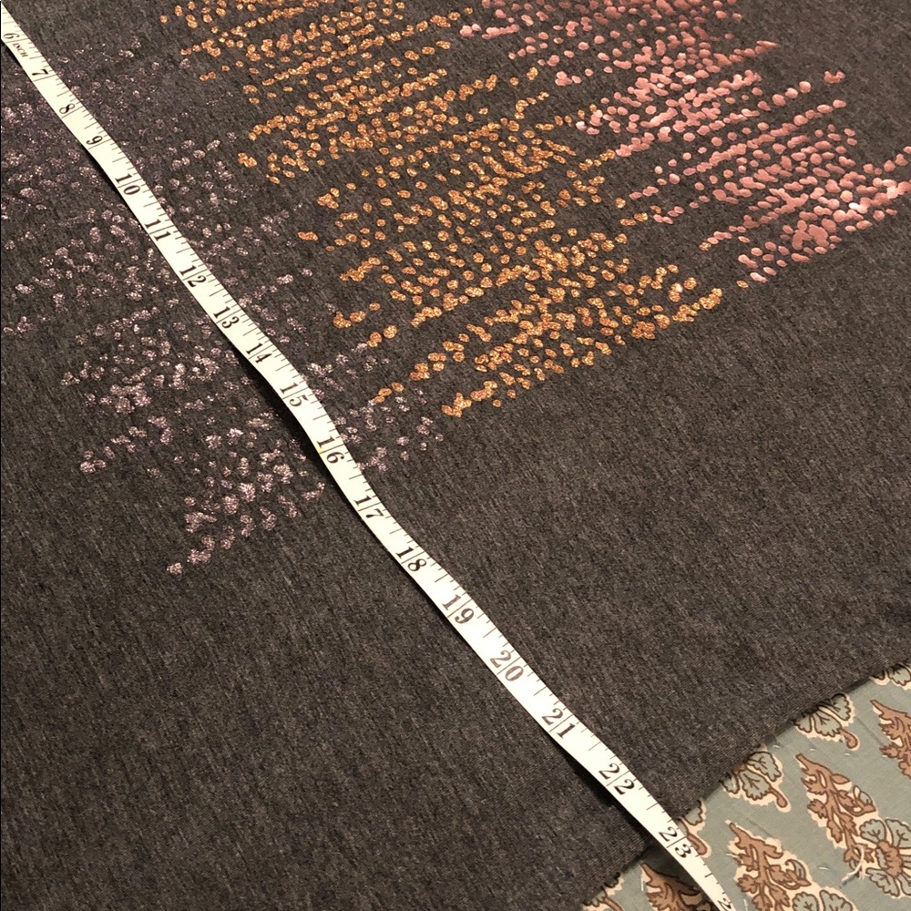 Apt. 9 Charcoal Short-Sleeve Tee with Glittery Print - Picture 11 of 12